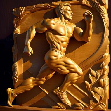 3D модель Можливість Goldenrod Kogane Gym Speed Power (STL)